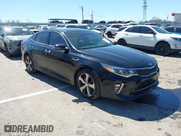 ✅ 2018 Kia Optima SX • VIN: 5XXGW4L26JG228117 • Lot: 44611637. Listed on IAAI with 103,089 mi. Free auction sales archive from the USA and detailed vehicle history report at DreamBid. Image 1.