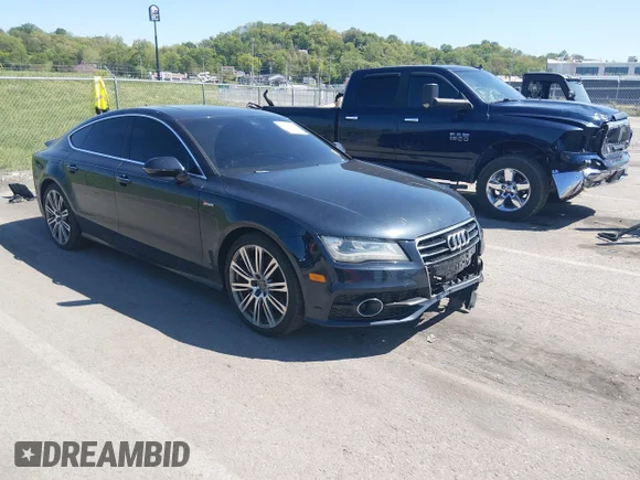 ✅ 2013 Audi A7 Prestige • VIN: WAU3GAFC3DN060795 • Lot: 44911289. Listed on IAAI with 171,789 mi. Free auction sales archive from the USA and detailed vehicle history report at DreamBid. Image 1.
