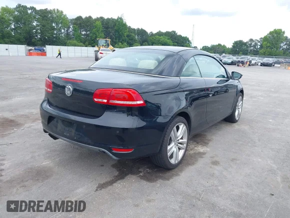 ✅ 2012 Volkswagen Eos Executive • VIN: WVWFW7AH1CV013319 • Lot: 45246998. Wystawiony na IAAI z przebiegiem 99 810 mil. Bezpłatny archiwum sprzedaży aukcyjnych z USA i szczegółowy raport historii pojazdu na DreamBid. Zdjęcie 4.
