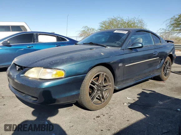✅ 1995 Ford Mustang GT • VIN: 1FALP42T4SF108635 • Лот: 65803055. Опубликован ранее на Copart с пробегом 76 626 миль. Бесплатный доступ к архиву аукционных продаж из США и подробный отчёт об истории автомобиля на DreamBid. Изображение 1.