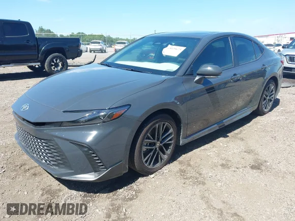 ✅ 2025 Toyota Camry SE • VIN: 4T1DAACK0SU595876 • Lot: 45129673. Listed on IAAI with 17,313 mi. Free auction sales archive from the USA and detailed vehicle history report at DreamBid. Image 2.