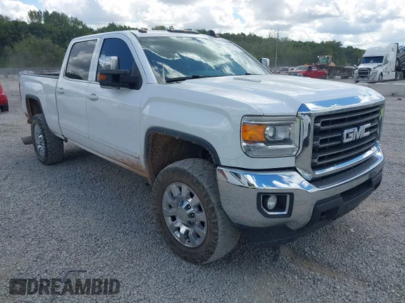 ✅ 2016 GMC Sierra 2500HD SLE • VIN: 1GT12SE85GF143798 • Lot: 43075668. Listed on IAAI with 214,404 mi. Free auction sales archive from the USA and detailed vehicle history report at DreamBid. Image 1.