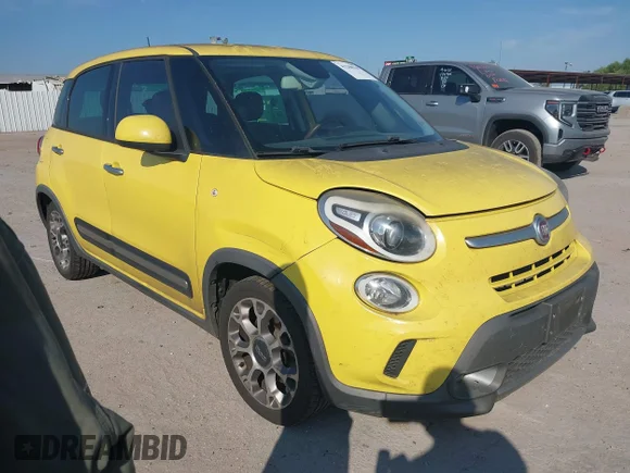 ✅ 2014 FIAT 500L Trekking • VIN: ZFBCFADH9EZ022330 • Лот: 43268519. Опубліковано раніше на IAAI з пробігом 176 092 миль. Безкоштовний доступ до архіву аукціонних продажів зі США та докладний звіт про історію автомобіля на DreamBid. Зображення 1.