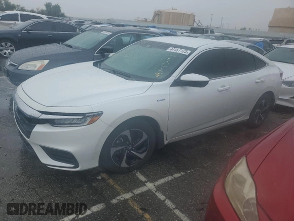 ✅ 2022 Honda Insight EX • VIN: 19XZE4F54NE014727 • Lot: 44457123. Wystawiony na Copart z przebiegiem 30 466 mil. Bezpłatny archiwum sprzedaży aukcyjnych z USA i szczegółowy raport historii pojazdu na DreamBid. Zdjęcie 1.