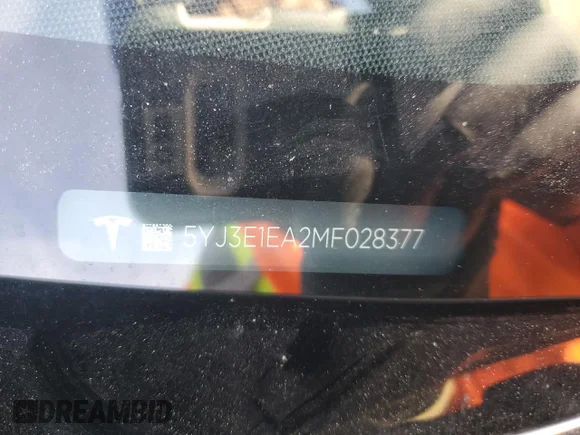 ✅ 2021 Tesla Model 3 Standard Range Plus • VIN: 5YJ3E1EA2MF028377 • Лот: 46117663. Опубліковано раніше на Copart з пробігом 14 379 миль. Безкоштовний доступ до архіву аукціонних продажів зі США та докладний звіт про історію автомобіля на DreamBid. Зображення 14.