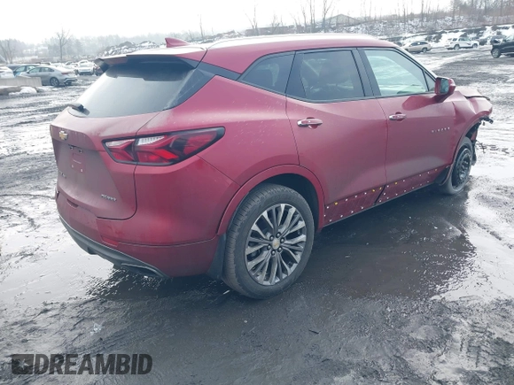 ✅ 2020 Chevrolet Blazer Premier • VIN: 3GNKBLRS3LS538849 • Lot: 44397964. Wystawiony na IAAI z przebiegiem 34 644 mil. Bezpłatny archiwum sprzedaży aukcyjnych z USA i szczegółowy raport historii pojazdu na DreamBid. Zdjęcie 4.