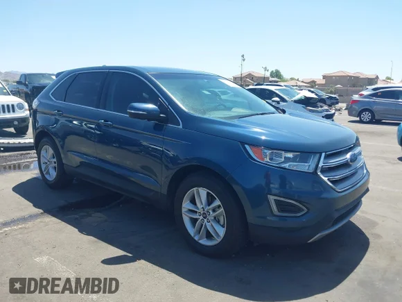 ✅ 2016 Ford Edge SEL • VIN: 2FMPK3J82GBC43036 • Lot: 45176108. Wystawiony na IAAI z przebiegiem 193 576 mil. Bezpłatny archiwum sprzedaży aukcyjnych z USA i szczegółowy raport historii pojazdu na DreamBid. Zdjęcie 1.