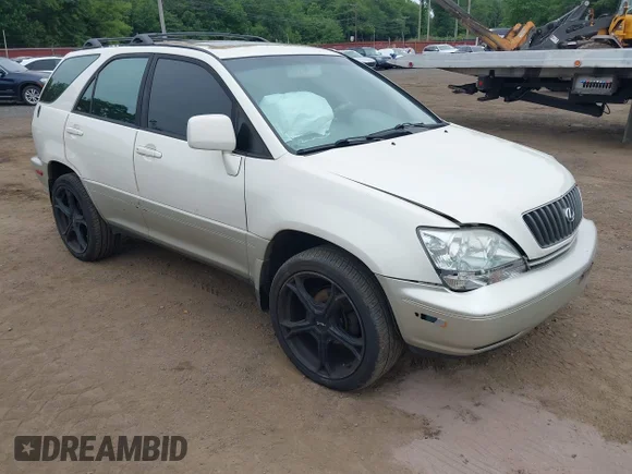 ✅ 2000 Lexus RX 300 • VIN: JT6HF10U4Y0158371 • Lot: 42590364. Wystawiony na IAAI z przebiegiem 225 290 mil. Bezpłatny archiwum sprzedaży aukcyjnych z USA i szczegółowy raport historii pojazdu na DreamBid. Zdjęcie 1.