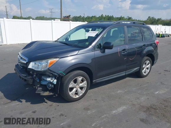 ✅ 2016 Subaru Forester Premium • VIN: JF2SJADC8GH524056 • Lot: 44713049. Listed on IAAI with 140,397 mi. Free auction sales archive from the USA and detailed vehicle history report at DreamBid. Image 2.