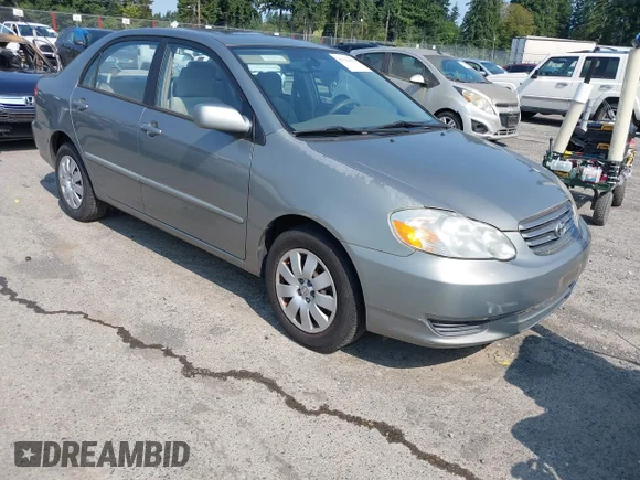 ✅ 2004 Toyota Corolla LE • VIN: 1NXBR38EX4Z244278 • Lot: 42544409. Listed on IAAI with 215,162 mi. Free auction sales archive from the USA and detailed vehicle history report at DreamBid. Image 1.