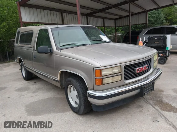 ✅ 1998 GMC Sierra 1500 • VIN: 1GTEC14R9WZ529186 • Lot: 44963992. Listed on IAAI with 142,455 mi. Free auction sales archive from the USA and detailed vehicle history report at DreamBid. Image 1.
