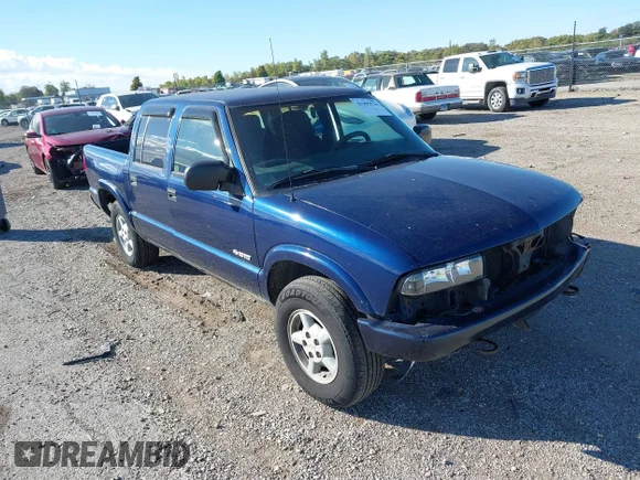 ✅ 2003 Chevrolet S-10 LS • VIN: 1GCDT13X53K186327 • Lot: 43499524. Wystawiony na IAAI z przebiegiem 137 965 mil. Bezpłatny archiwum sprzedaży aukcyjnych z USA i szczegółowy raport historii pojazdu na DreamBid. Zdjęcie 1.