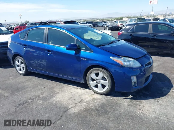 ✅ 2011 Toyota Prius I • VIN: JTDKN3DUXB5337144 • Lot: 43253774. Listed on IAAI with 176,079 mi. Free auction sales archive from the USA and detailed vehicle history report at DreamBid. Image 1.