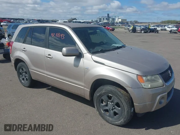 ✅ 2006 Suzuki Grand Vitara • VIN: JS3TD941664101264 • Lot: 42118193. Listed on IAAI with 127,798 mi. Free auction sales archive from the USA and detailed vehicle history report at DreamBid. Image 1.