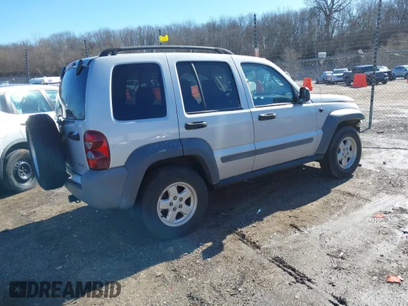 ✅ 2005 Jeep Liberty Sport • VIN: 1J4GL48K25W571751 • Lot: 41735123. Listed on IAAI with 145,478 mi. Free auction sales archive from the USA and detailed vehicle history report at DreamBid. Image 4.
