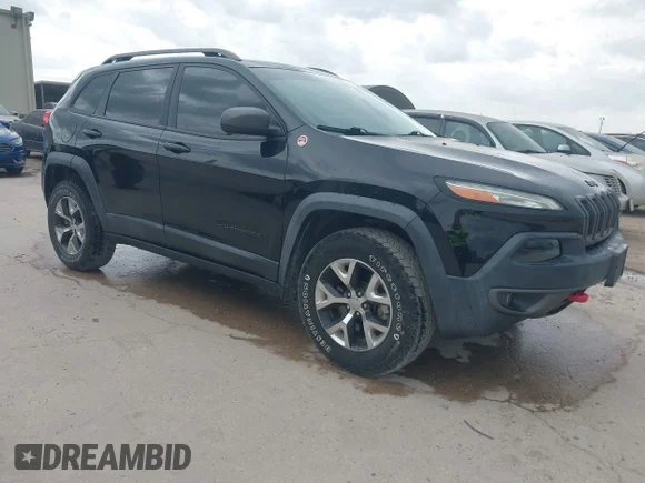 ✅ 2016 Jeep Cherokee Trailhawk • VIN: 1C4PJMBB3GW343538 • Lot: 44637203. Listed on IAAI with 58,741 mi. Free auction sales archive from the USA and detailed vehicle history report at DreamBid. Image 1.