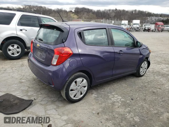 ✅ 2017 Chevrolet Spark LS • VIN: KL8CB6SA9HC797206 • Lot: 51172255. Wystawiony na Copart z przebiegiem 103 539 mil. Bezpłatny archiwum sprzedaży aukcyjnych z USA i szczegółowy raport historii pojazdu na DreamBid. Zdjęcie 3.
