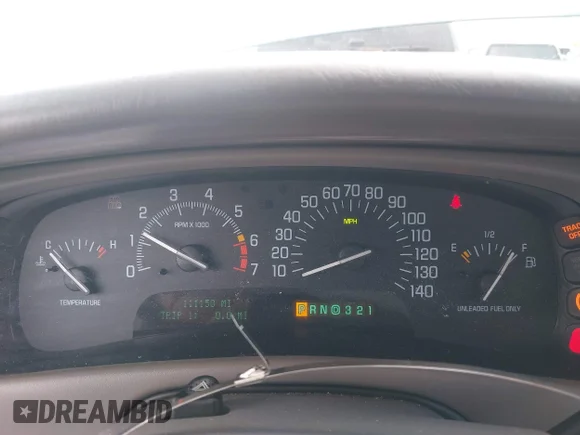 ✅ 2000 Buick Park Avenue • VIN: 1G4CW52K1Y4130859 • Lot: 42336570. Wystawiony na IAAI z przebiegiem 111 150 mil. Bezpłatny archiwum sprzedaży aukcyjnych z USA i szczegółowy raport historii pojazdu na DreamBid. Zdjęcie 7.