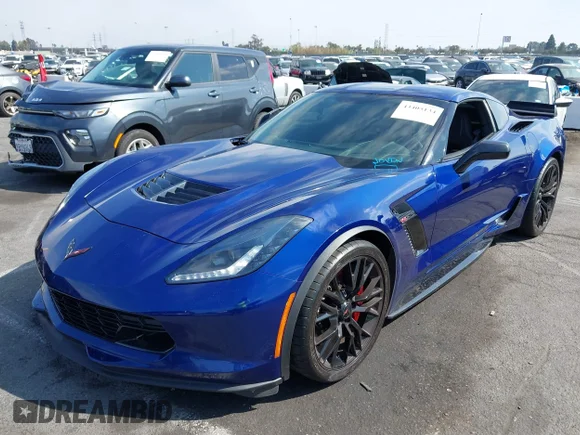 ✅ 2017 Chevrolet Corvette Z06 1LZ • VIN: 1G1YN2D64H5600445 • Лот: 43405134. Опубліковано раніше на IAAI з пробігом 53 289 миль. Безкоштовний доступ до архіву аукціонних продажів зі США та докладний звіт про історію автомобіля на DreamBid. Зображення 6.