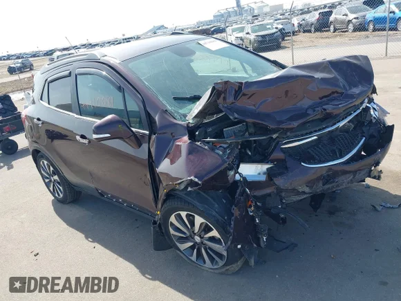 ✅ 2018 Buick Encore Essence • VIN: KL4CJCSB1JB671574 • Lot: 44710681. Listed on IAAI with 108,321 mi. Free auction sales archive from the USA and detailed vehicle history report at DreamBid. Image 1.