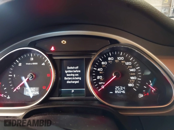 ✅ 2015 Audi Q7 Premium Plus • VIN: WA1LMAFEXFD025445 • Лот: 44286960. Опубликован ранее на IAAI с пробегом 85 046 миль. Бесплатный доступ к архиву аукционных продаж из США и подробный отчёт об истории автомобиля на DreamBid. Изображение 7.
