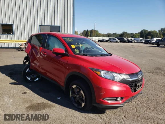 ✅ 2018 Honda HR-V EX • VIN: 3CZRU5H54JM708642 • Lot: 63217572. Wystawiony na Copart z przebiegiem Nie podano. Bezpłatny archiwum sprzedaży aukcyjnych z USA i szczegółowy raport historii pojazdu na DreamBid. Zdjęcie 1.