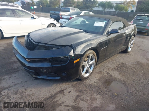 ✅ 2015 Chevrolet Camaro LT • VIN: 2G1FF3D31F9201752 • Лот: 43987918. Опубликован ранее на IAAI с пробегом 79 290 миль. Бесплатный доступ к архиву аукционных продаж из США и подробный отчёт об истории автомобиля на DreamBid. Изображение 2.
