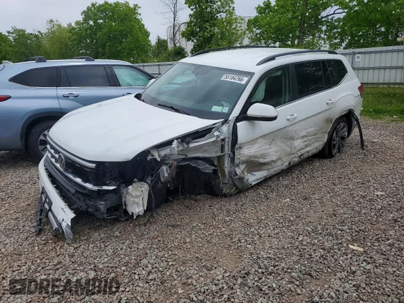 ✅ 2023 Volkswagen Atlas SE • VIN: 1V2HR2CA1PC531644 • Лот: 55184766. Опубликован ранее на Copart с пробегом 76 014 миль. Бесплатный доступ к архиву аукционных продаж из США и подробный отчёт об истории автомобиля на DreamBid. Изображение 1.