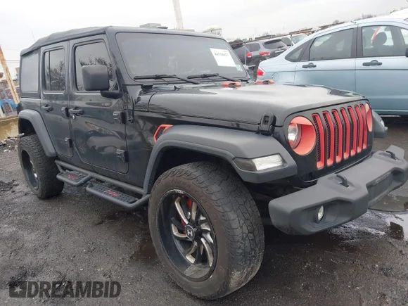✅ 2022 Jeep Wrangler Unlimited Sport S • VIN: 1C4HJXDN2NW247376 • Lot: 44530457. Wystawiony na IAAI z przebiegiem 35 059 mil. Bezpłatny archiwum sprzedaży aukcyjnych z USA i szczegółowy raport historii pojazdu na DreamBid. Zdjęcie 1.