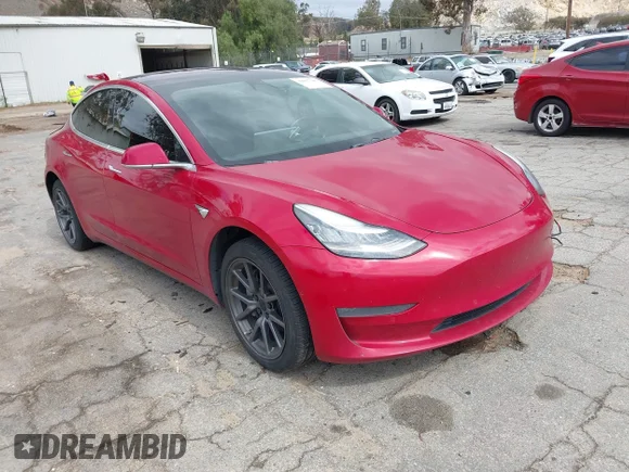 ✅ 2019 Tesla Model 3 Mid Range • VIN: 5YJ3E1EA1KF299072 • Lot: 44957305. Listed on IAAI with 176,258 mi. Free auction sales archive from the USA and detailed vehicle history report at DreamBid. Image 1.