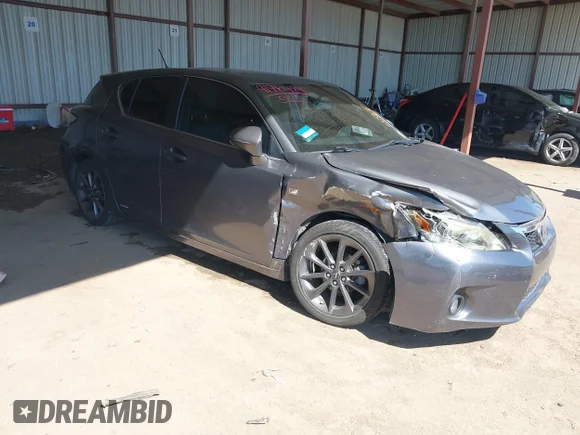 ✅ 2012 Lexus CT 200h • VIN: JTHKD5BH1C2089291 • Lot: 41764841. Wystawiony na IAAI z przebiegiem 110 328 mil. Bezpłatny archiwum sprzedaży aukcyjnych z USA i szczegółowy raport historii pojazdu na DreamBid. Zdjęcie 1.