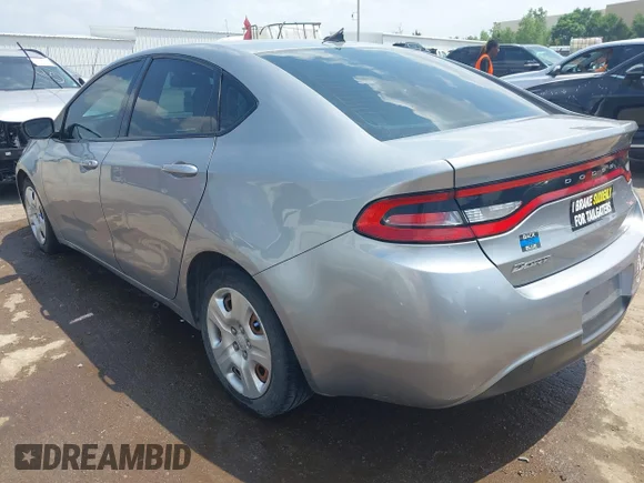 ✅ 2015 Dodge Dart SE • VIN: 1C3CDFAAXFD307418 • Lot: 45122350. Listed on IAAI with 152,034 mi. Free auction sales archive from the USA and detailed vehicle history report at DreamBid. Image 3.