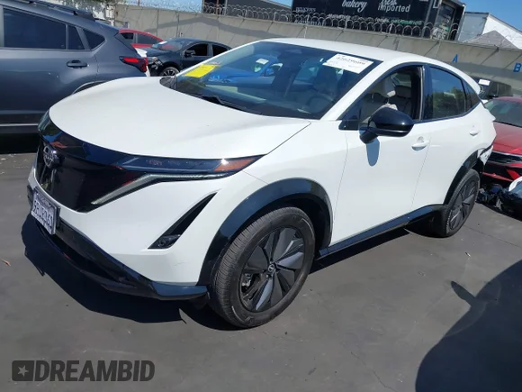✅ 2024 Nissan ARIYA Engage • VIN: JN1CF0BB2RM738255 • Лот: 42629609. Опубликован ранее на IAAI с пробегом 2 015 миль. Бесплатный доступ к архиву аукционных продаж из США и подробный отчёт об истории автомобиля на DreamBid. Изображение 2.