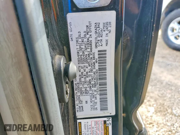 ✅ 2005 Toyota 4Runner Limited • VIN: JTEZU17RX58031900 • Lot: 76164455. Wystawiony na Copart z przebiegiem 308 086 mil. Bezpłatny archiwum sprzedaży aukcyjnych z USA i szczegółowy raport historii pojazdu na DreamBid. Zdjęcie 13.