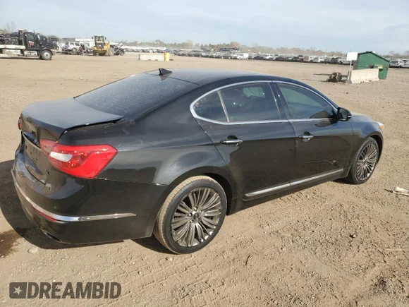 ✅ 2014 Kia Cadenza Premium • VIN: KNALN4D76E5149193 • Лот: 91406885. Опубліковано раніше на Copart з пробігом 113 616 миль. Безкоштовний доступ до архіву аукціонних продажів зі США та докладний звіт про історію автомобіля на DreamBid. Зображення 3.