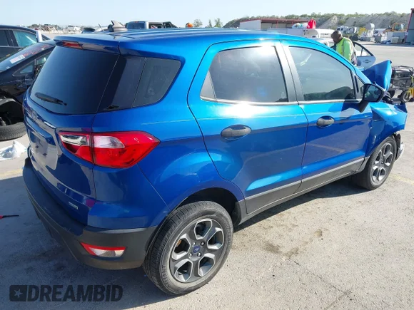 ✅ 2020 Ford EcoSport S • VIN: MAJ3S2FE1LC363065 • Lot: 41985002. Wystawiony na IAAI z przebiegiem 52 231 mil. Bezpłatny archiwum sprzedaży aukcyjnych z USA i szczegółowy raport historii pojazdu na DreamBid. Zdjęcie 4.