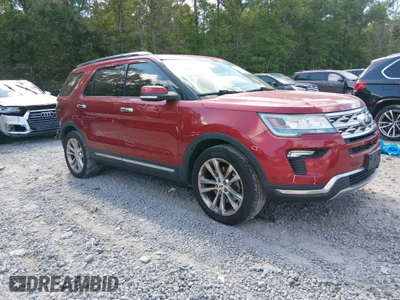 ✅ 2018 Ford Explorer Limited • VIN: 1FM5K7F88JGA39638 • Lot: 45148812. Listed on IAAI with 96,377 mi. Free auction sales archive from the USA and detailed vehicle history report at DreamBid. Image 1.