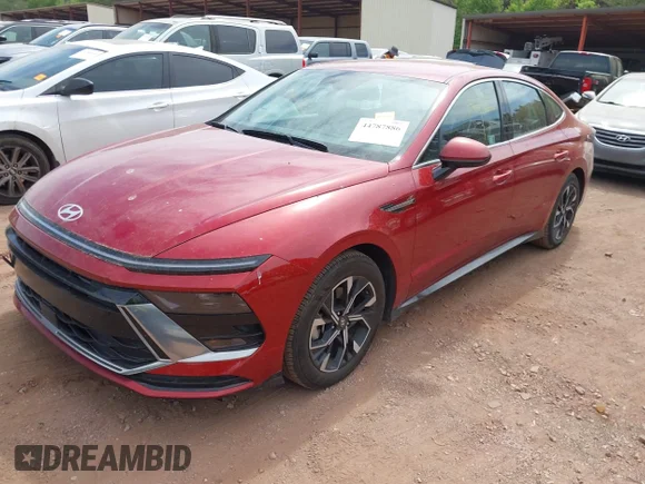 ✅ 2025 Hyundai Sonata SEL • VIN: KMHL64JA1SA496266 • Lot: 44787886. Wystawiony na IAAI z przebiegiem 25 485 mil. Bezpłatny archiwum sprzedaży aukcyjnych z USA i szczegółowy raport historii pojazdu na DreamBid. Zdjęcie 2.