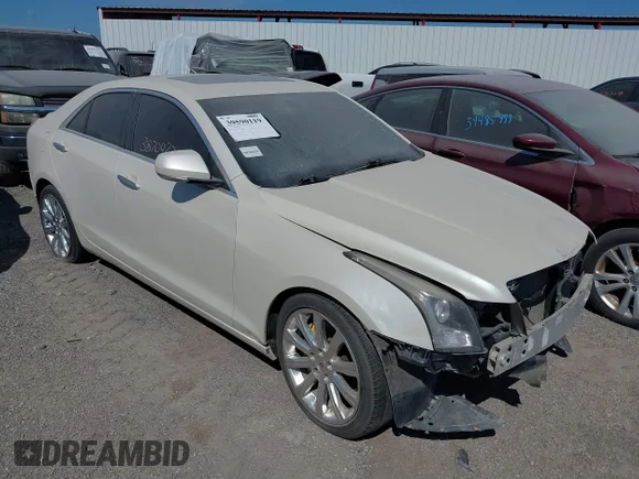 ✅ 2013 Cadillac ATS Luxury • VIN: 1G6AB5SA3D0154356 • Lot: 39590119. Wystawiony na IAAI z przebiegiem 141 446 mil. Bezpłatny archiwum sprzedaży aukcyjnych z USA i szczegółowy raport historii pojazdu na DreamBid. Zdjęcie 1.