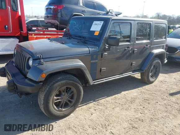 ✅ 2018 Jeep Wrangler Unlimited Sport S • VIN: 1C4BJWDG8JL858834 • Lot: 43862111. Wystawiony na IAAI z przebiegiem 86 750 mil. Bezpłatny archiwum sprzedaży aukcyjnych z USA i szczegółowy raport historii pojazdu na DreamBid. Zdjęcie 2.