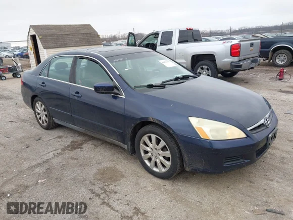 ✅ 2006 Honda Accord LX • VIN: 1HGCM66326A027324 • Lot: 44094317. Wystawiony na IAAI z przebiegiem 244 768 mil. Bezpłatny archiwum sprzedaży aukcyjnych z USA i szczegółowy raport historii pojazdu na DreamBid. Zdjęcie 1.