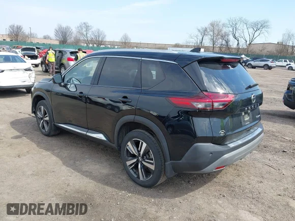 ✅ 2021 Nissan Rogue SL • VIN: JN8AT3CB5MW203757 • Lot: 44717922. Wystawiony na IAAI z przebiegiem 65 621 mil. Bezpłatny archiwum sprzedaży aukcyjnych z USA i szczegółowy raport historii pojazdu na DreamBid. Zdjęcie 3.
