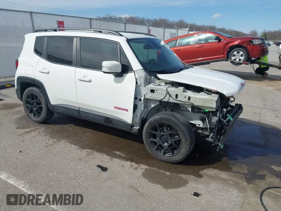 ✅ 2020 Jeep Renegade Latitude • VIN: ZACNJABB2LPL02439 • Лот: 44572119. Опубликован ранее на IAAI с пробегом 136 758 миль. Бесплатный доступ к архиву аукционных продаж из США и подробный отчёт об истории автомобиля на DreamBid. Изображение 1.