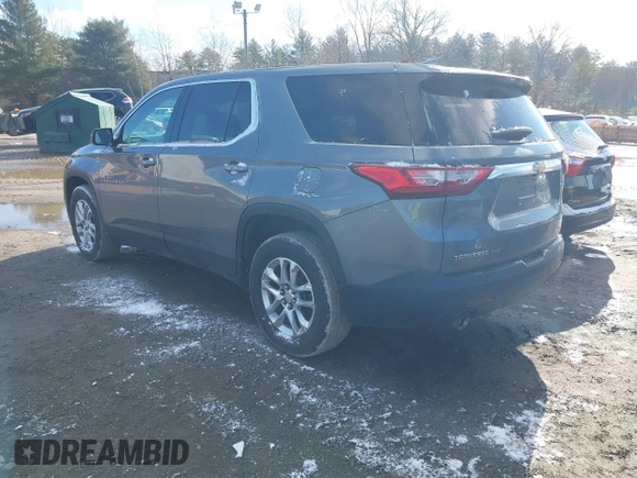 ✅ 2020 Chevrolet Traverse LS • VIN: 1GNEVFKW1LJ104546 • Lot: 44749200. Wystawiony na IAAI z przebiegiem 86 526 mil. Bezpłatny archiwum sprzedaży aukcyjnych z USA i szczegółowy raport historii pojazdu na DreamBid. Zdjęcie 3.