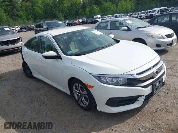 ✅ 2016 Honda Civic LX • VIN: 19XFC2F57GE212542 • Лот: 45183364. Опубліковано раніше на IAAI з пробігом 156 064 миль. Безкоштовний доступ до архіву аукціонних продажів зі США та докладний звіт про історію автомобіля на DreamBid. Зображення 1.