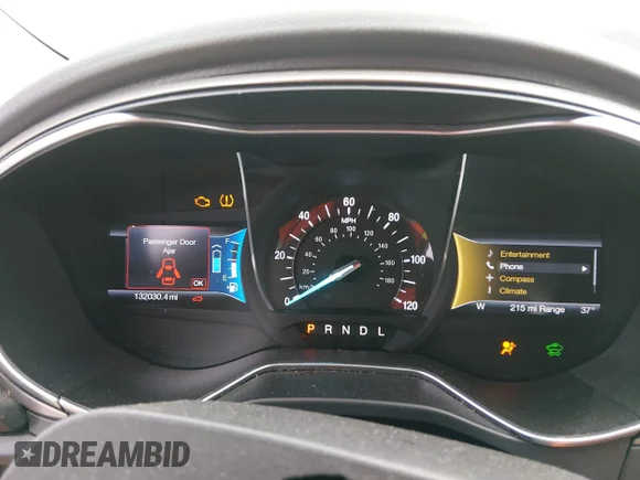 ✅ 2016 Ford Fusion SE Luxury • VIN: 3FA6P0PU4GR252610 • Lot: 44274365. Listed on IAAI with 132,030 mi. Free auction sales archive from the USA and detailed vehicle history report at DreamBid. Image 7.
