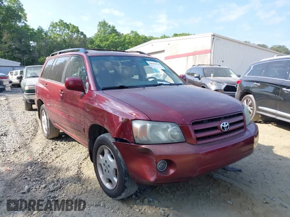 ✅ 2006 Toyota Highlander w/3rd Row • VIN: JTEEP21A760174527 • Lot: 44960320. Listed on IAAI with 246,888 mi. Free auction sales archive from the USA and detailed vehicle history report at DreamBid. Image 1.