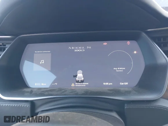 ✅ 2018 Tesla Model S 75D • VIN: 5YJSA1E2XJF294595 • Lot: 41956002. Listed on IAAI with 63,398 mi. Free auction sales archive from the USA and detailed vehicle history report at DreamBid. Image 7.