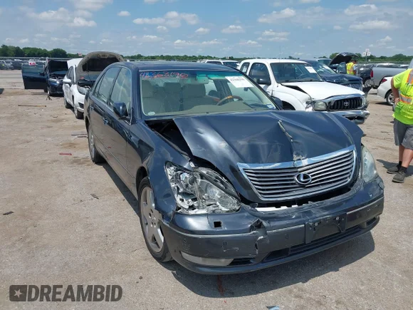 ✅ 2005 Lexus LS 430 • VIN: JTHBN36F955012602 • Lot: 42368190. Listed on IAAI with 170,858 mi. Free auction sales archive from the USA and detailed vehicle history report at DreamBid. Image 1.
