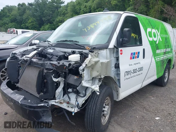 ✅ 2023 Chevrolet Express Cargo • VIN: 1GCWGAFP8P1109133 • Лот: 42644798. Опубліковано раніше на IAAI з пробігом 40 735 миль. Безкоштовний доступ до архіву аукціонних продажів зі США та докладний звіт про історію автомобіля на DreamBid. Зображення 2.
